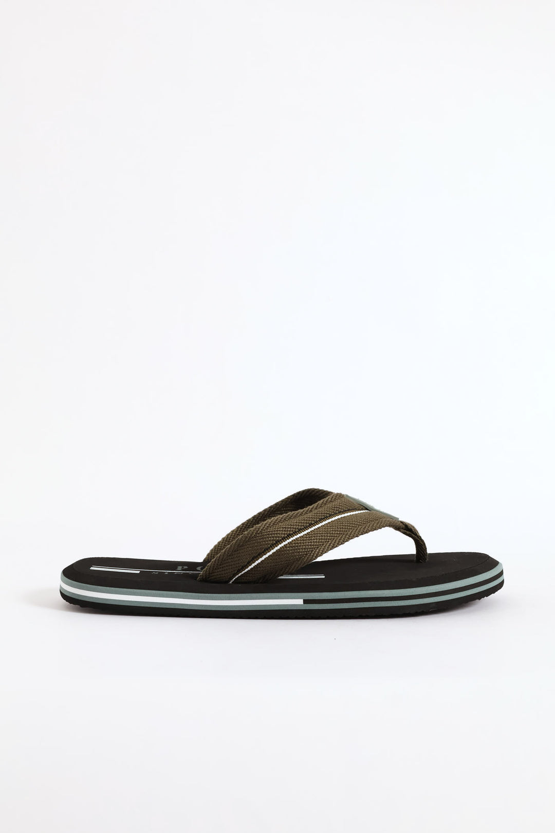 Heritage Wide Vamp Sandal - Black