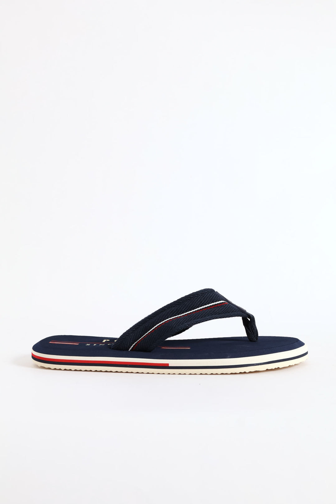 Heritage Wide Vamp Sandal - Navy