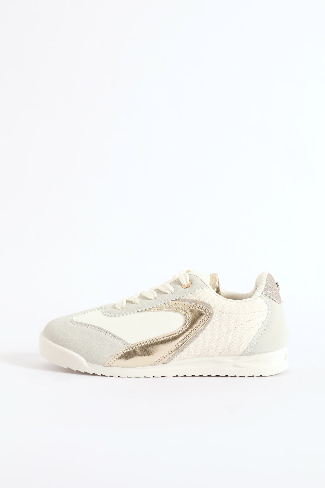 Girls Slimline Sneaker - Off White