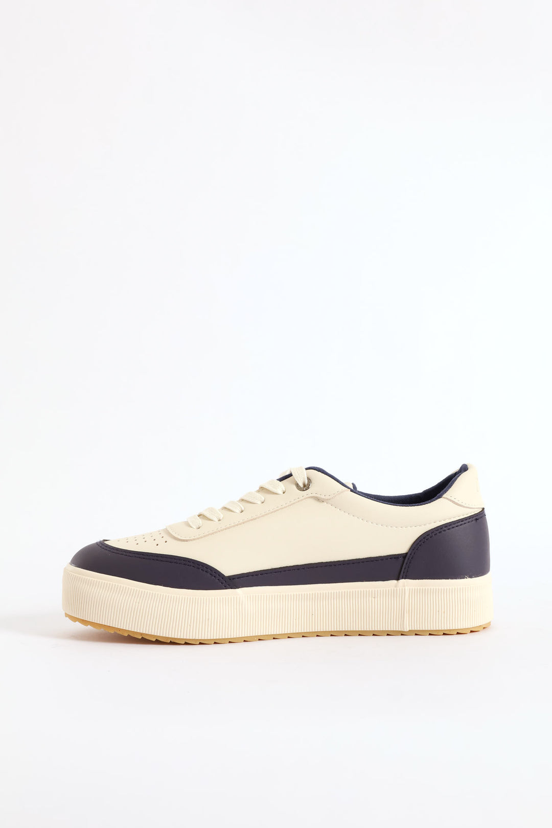 Colour Block Sneaker - White/Navy