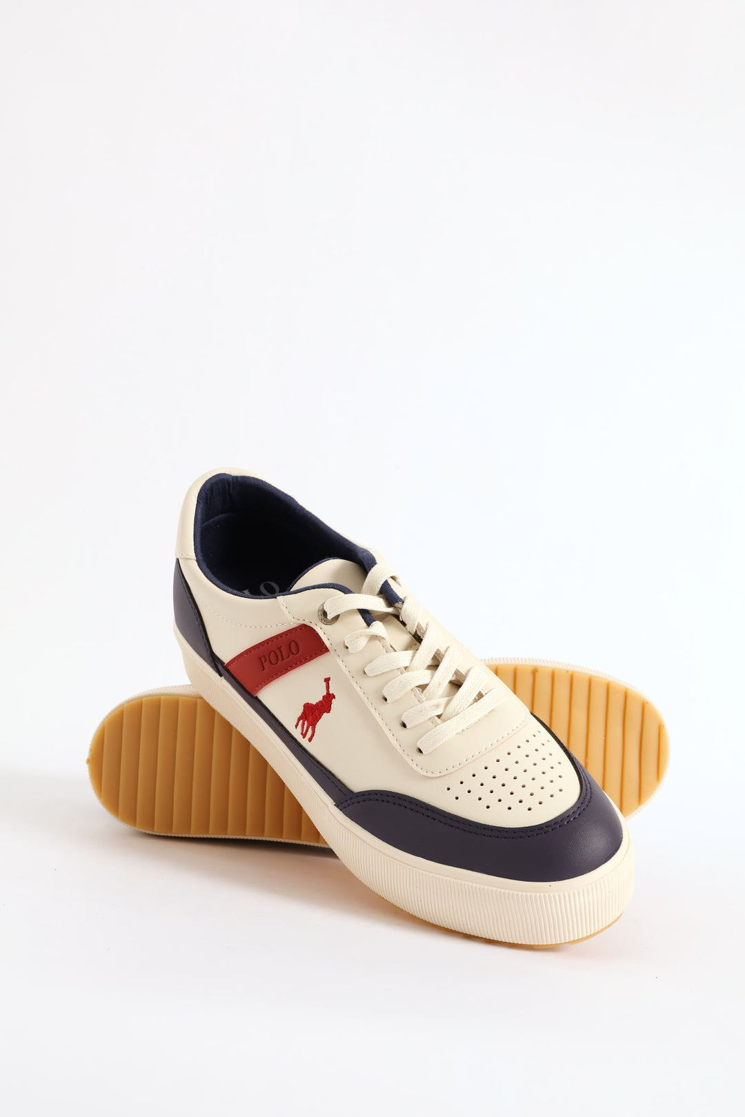 Colour Block Sneaker - White/Navy