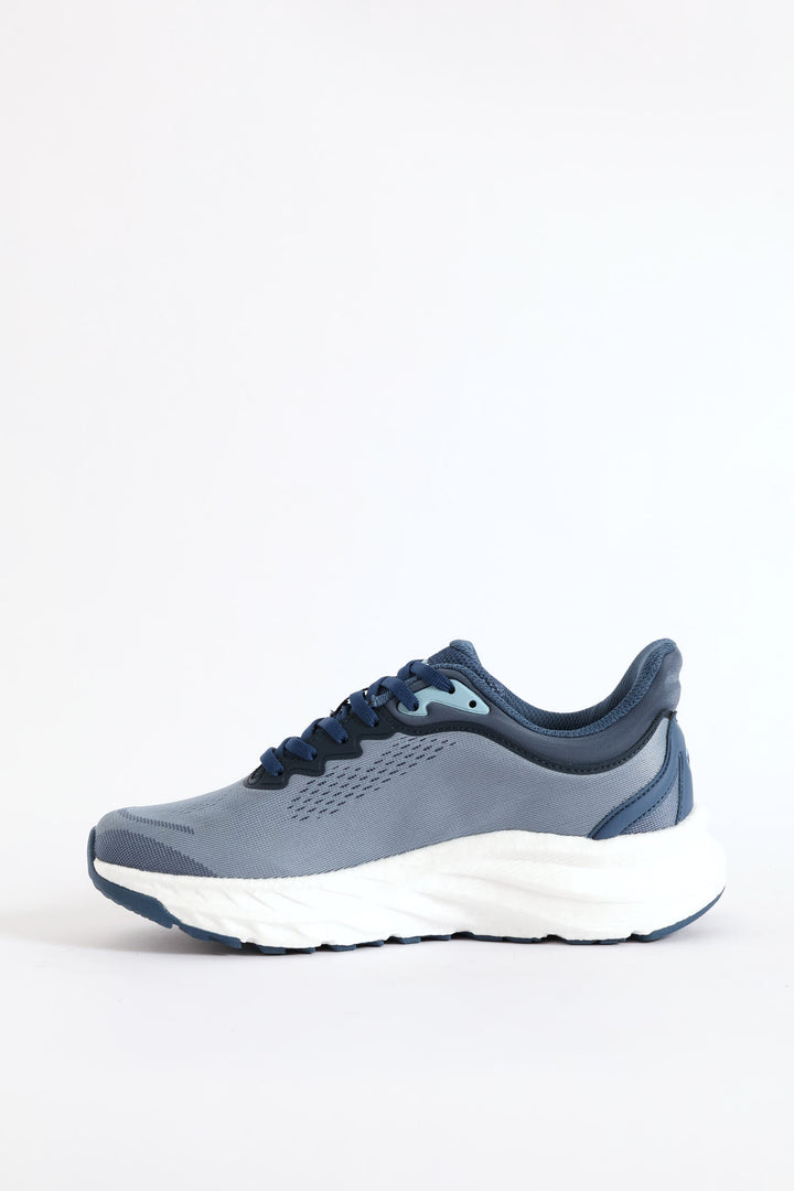 The Streak Lace Up Trainer - Blue