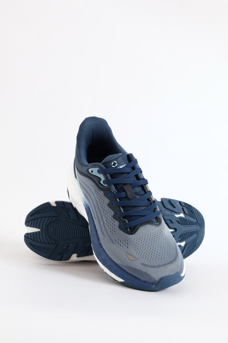 The Streak Lace Up Trainer - Blue