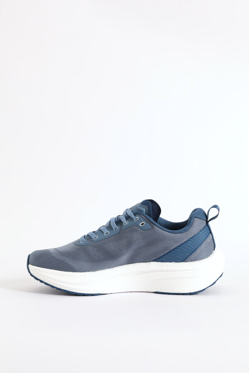 Challenger Lace Up Trainer - Grey/White