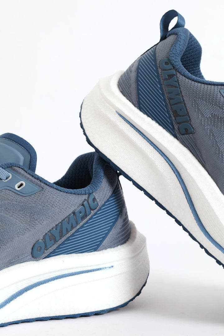 Challenger Lace Up Trainer - Grey/White