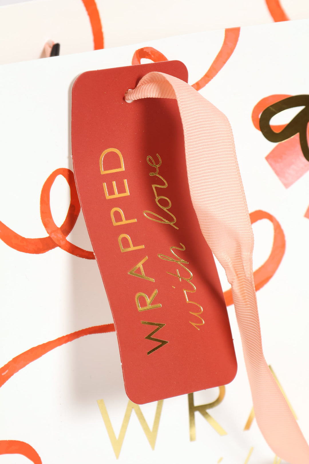 Wrapped With Love Gift Bag - Red