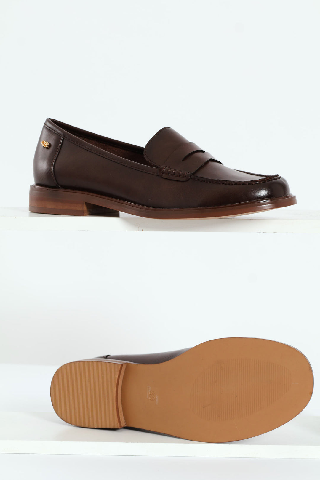 Sasko 1 Penny Moccasin Loafer - Chocolate