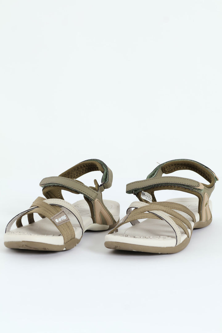 Savanna Multi Strap Sandal - Pewter