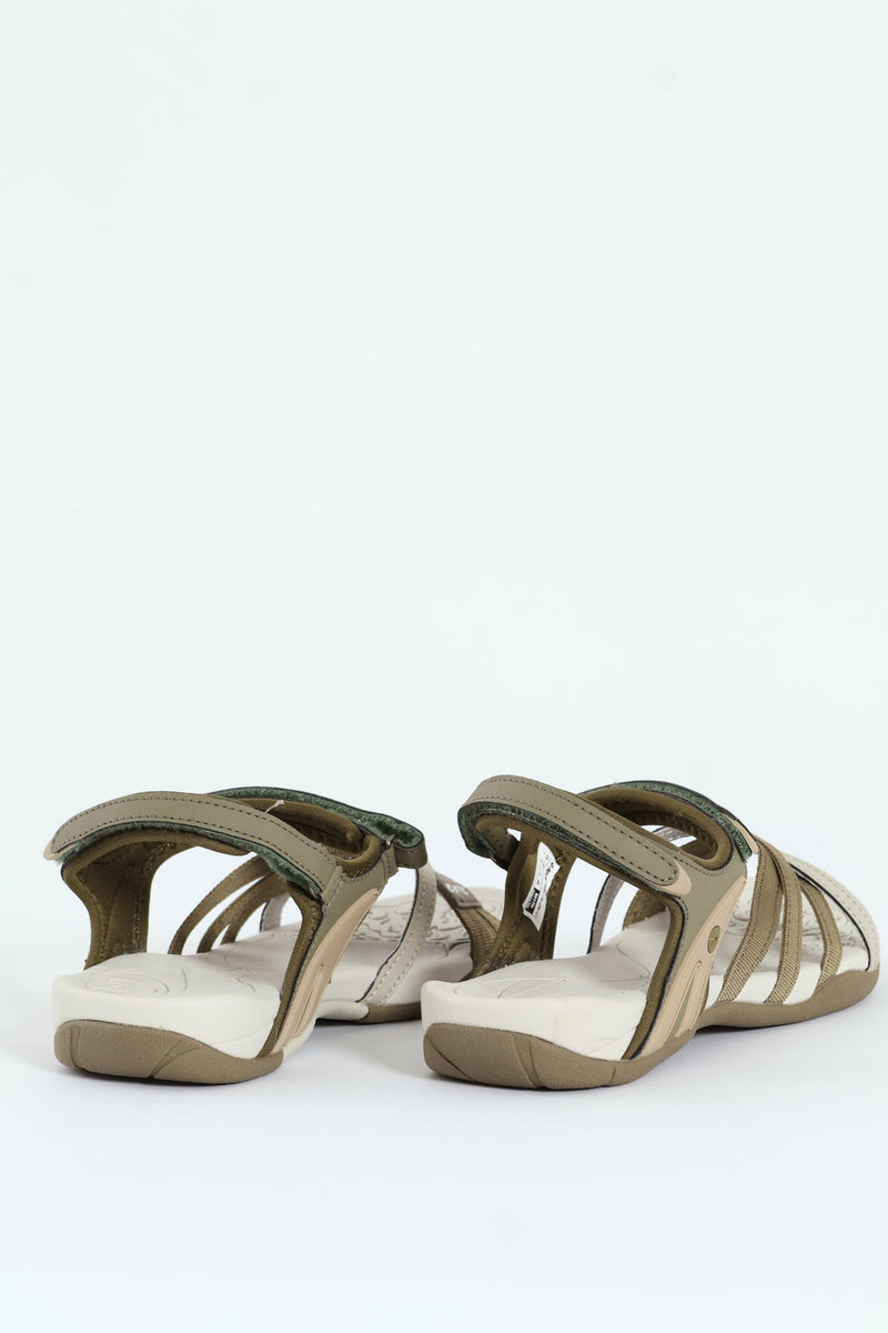 Savanna Multi Strap Sandal - Pewter