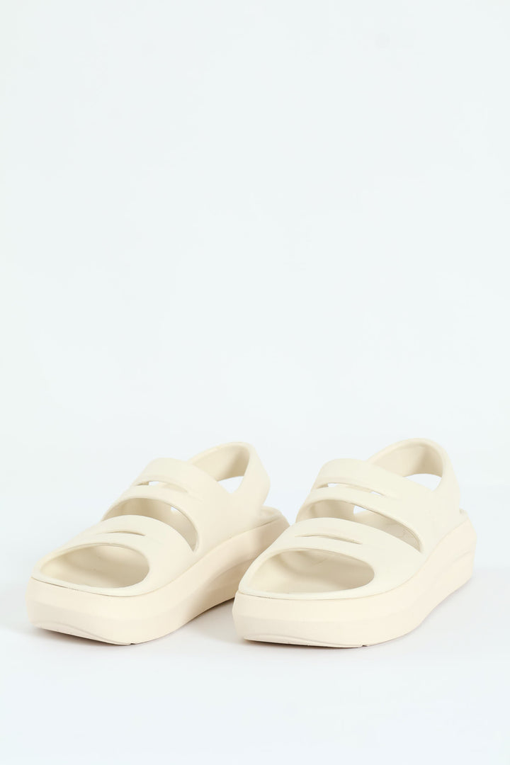 Flatter Sandal - Cream