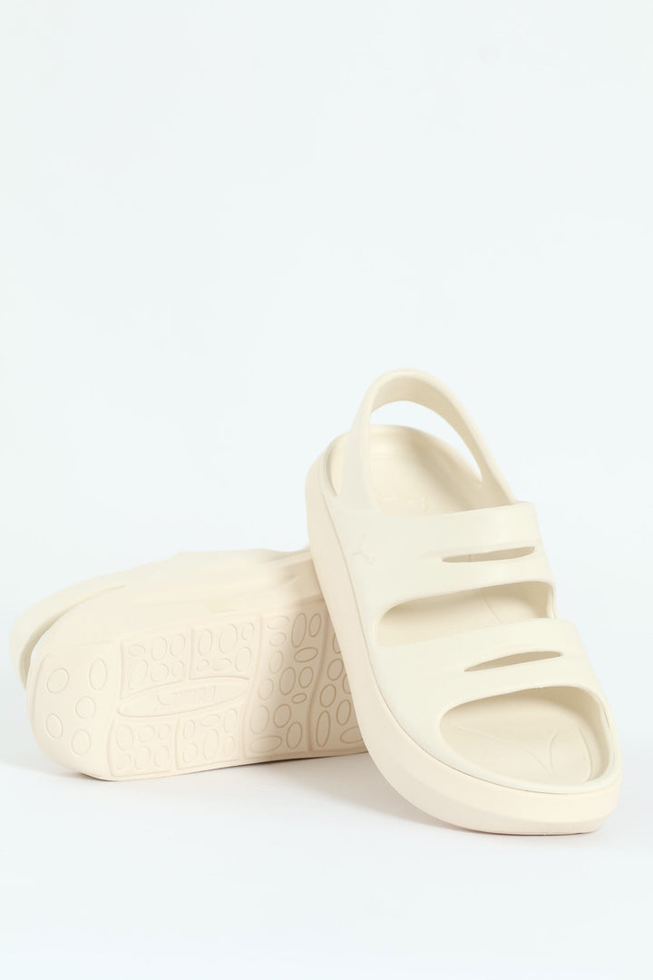 Flatter Sandal - Cream