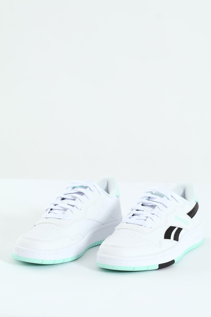 BB 1000 Classic Lace Up Sneaker - White/Black