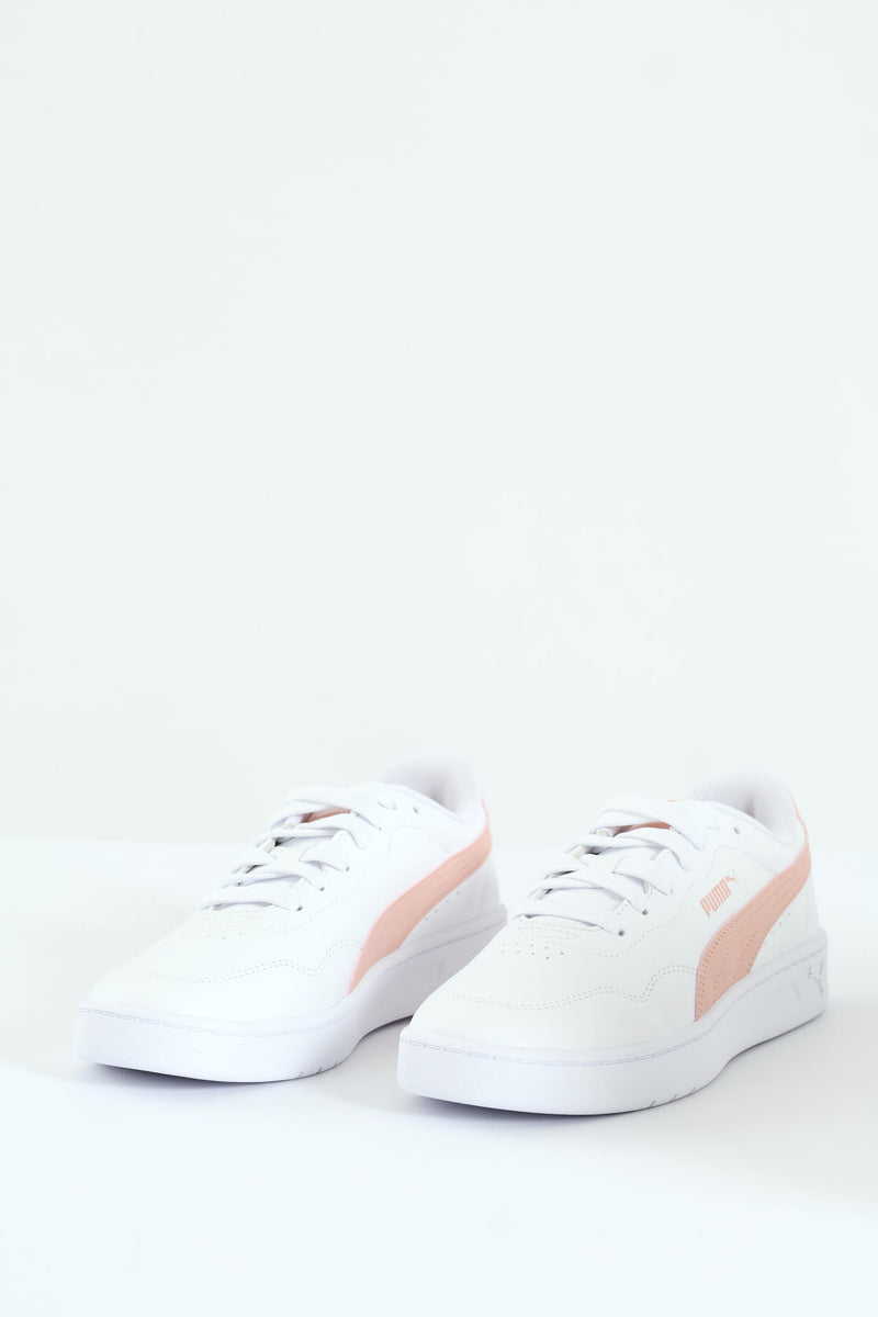 Court Lally Sneaker - White/Pink