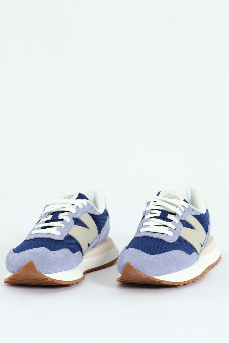237 Foam Wedge Lace Up Sneaker - Blue