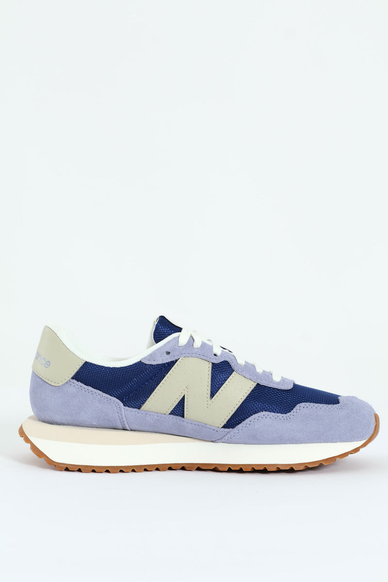 237 Foam Wedge Lace Up Sneaker - Blue