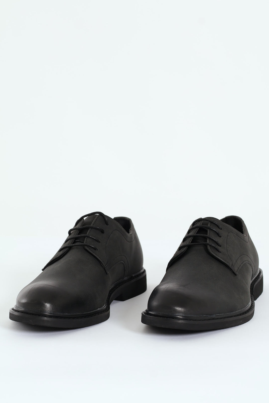 Smart Casual Lace Up Derby Shoe - Black