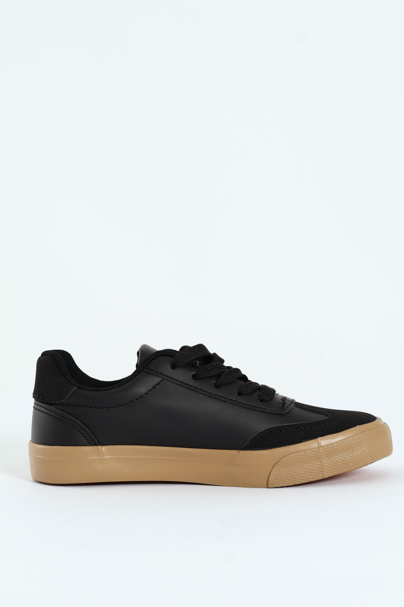 Boys Gumsole Sneaker - Black