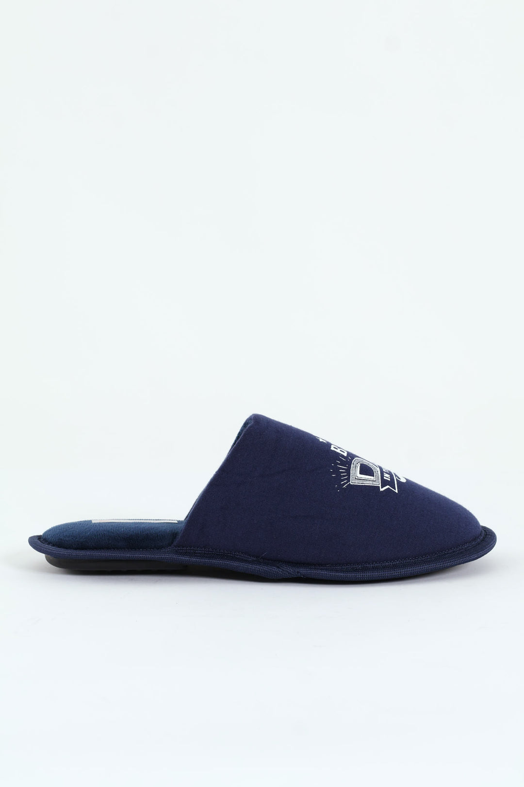 Best Dad Slogan Slipper - Navy