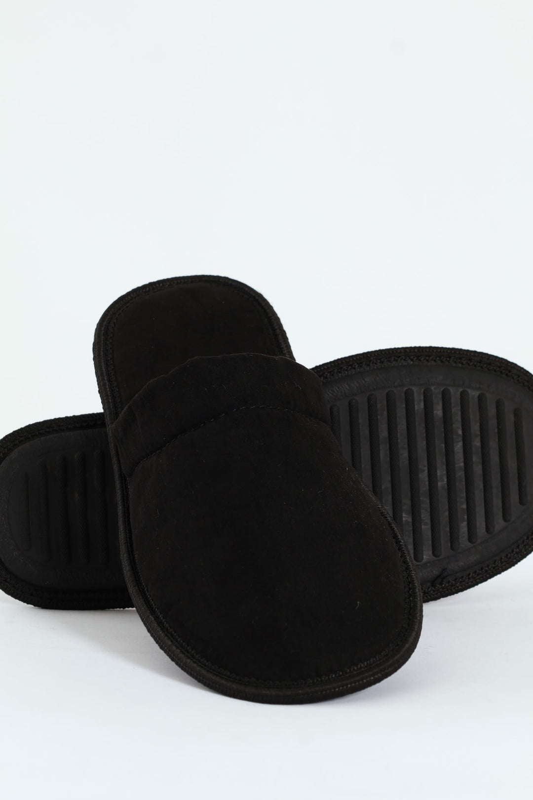 Basic Open Back Slipper - Black