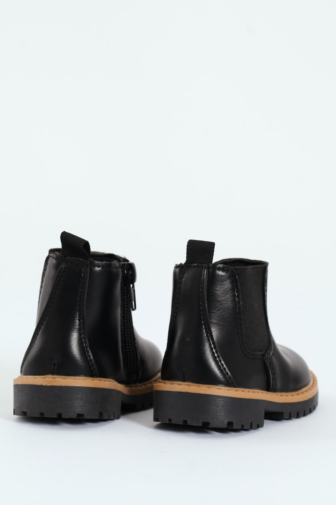 Baby Boys Boot With Zip - Black