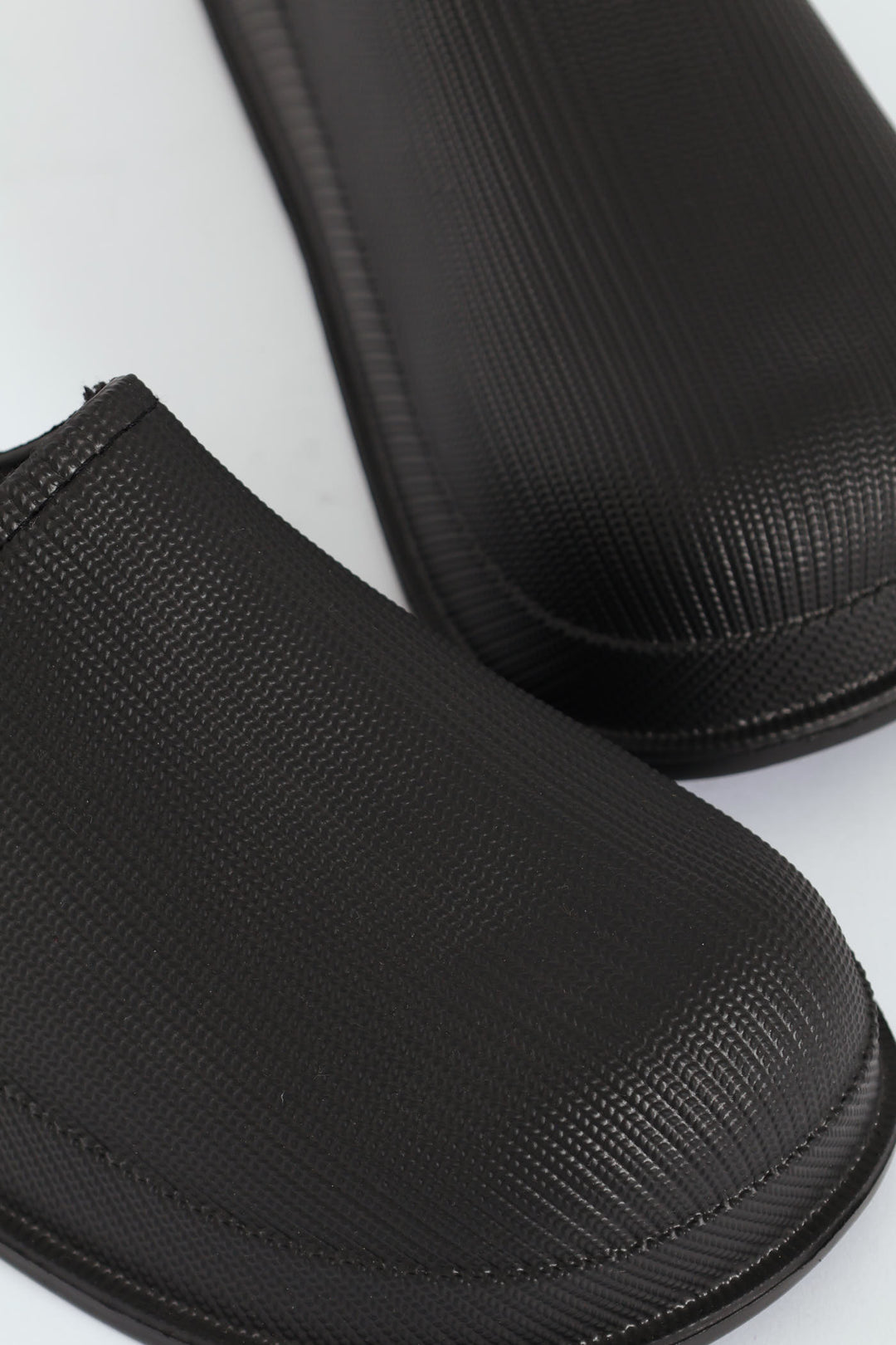 Open Back Clog Slipper - Black