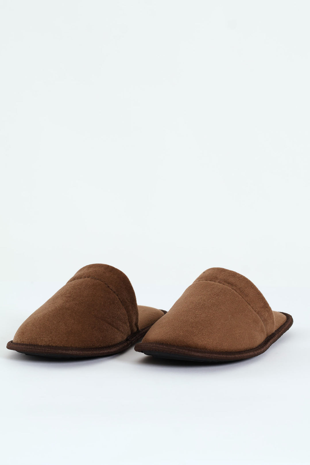 Basic Open Back Slipper - Chocolate