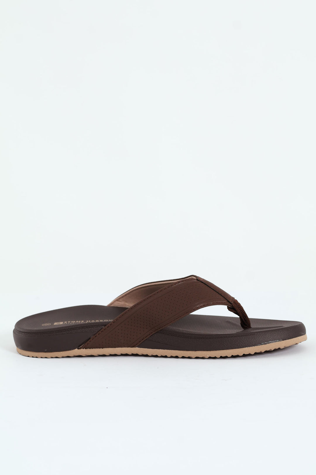 Ultra Soft Wide Vamp Sandal - Chocolate