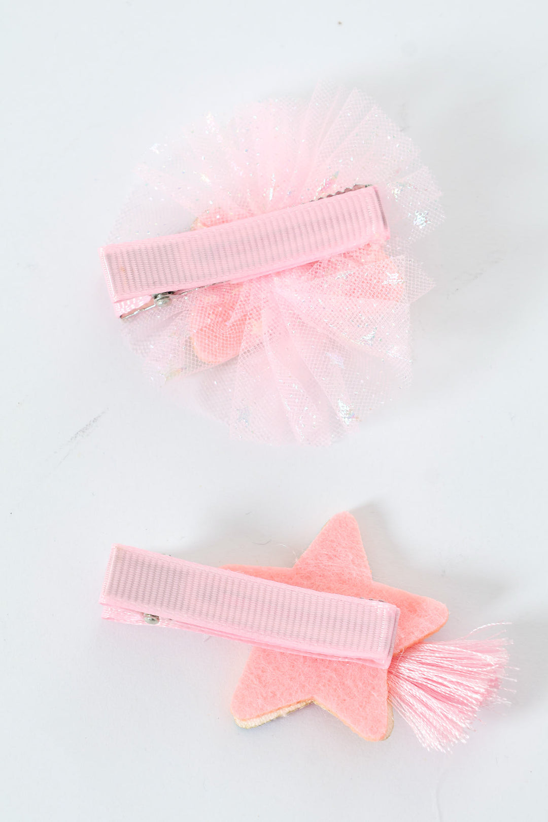 Pre-Girls Star And Butterfly Clips