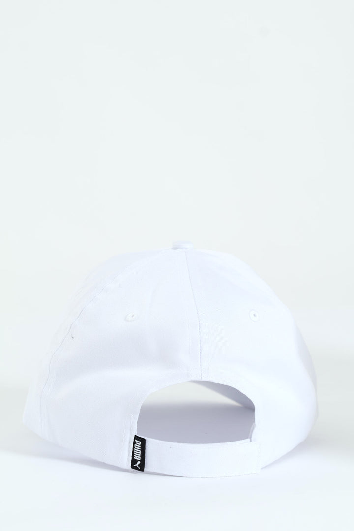 Metal Cat Basseball Cap - White