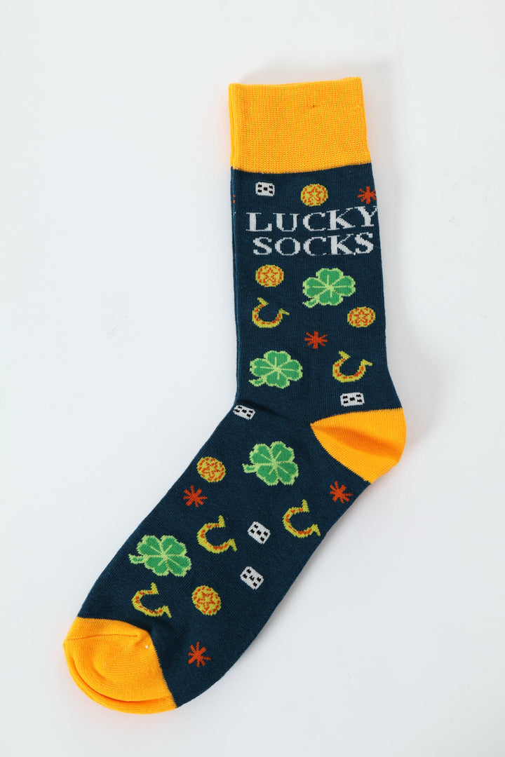 Single Anklet Lucky Socks - Green
