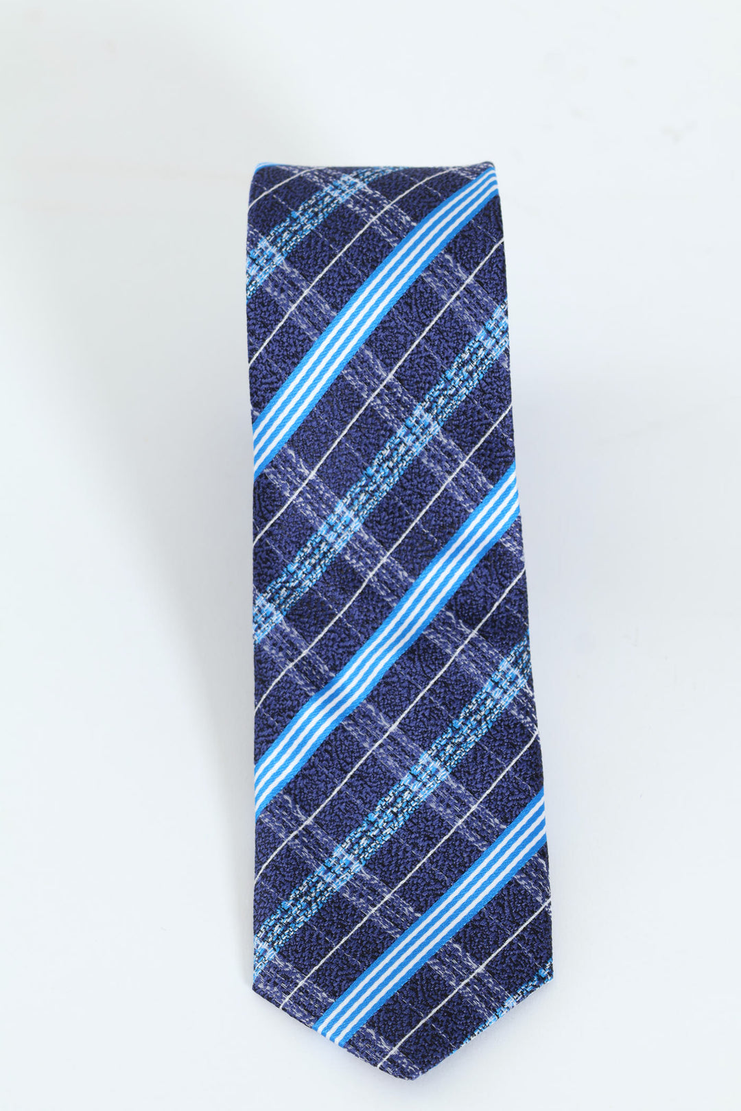 Striped Tie - Navy