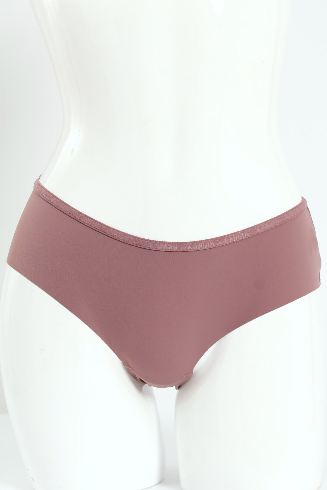 3 Pack Lazer Cut Boyleg Panties - Mocha/Pink/Off White