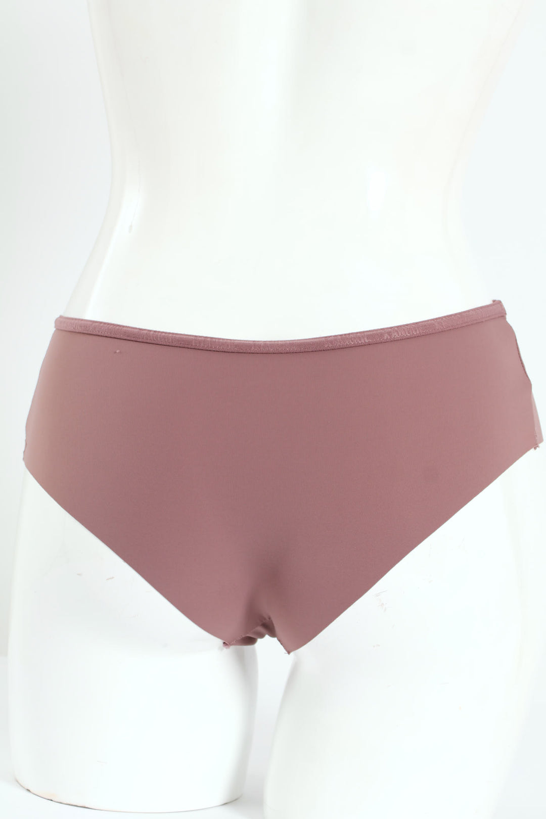 3 Pack Lazer Cut Boyleg Panties - Mocha/Pink/Off White