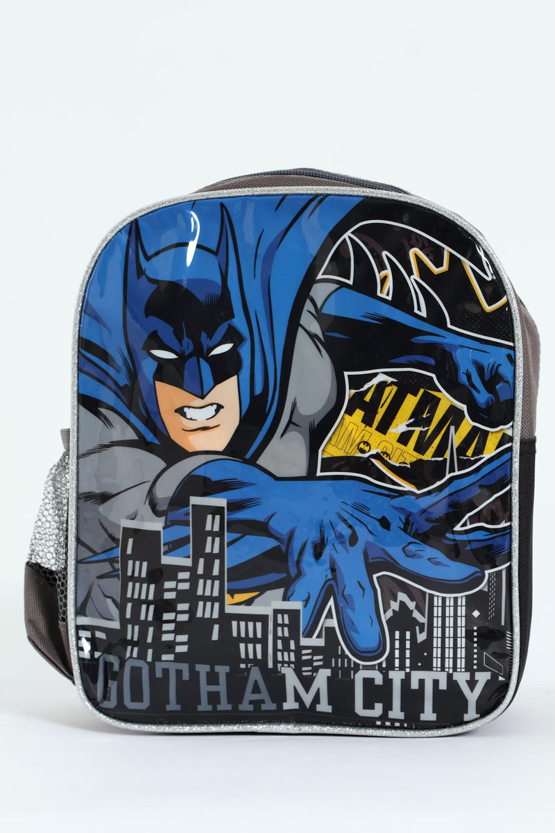 Pre-Boys Batman Gotham City Junior Backpack - Grey