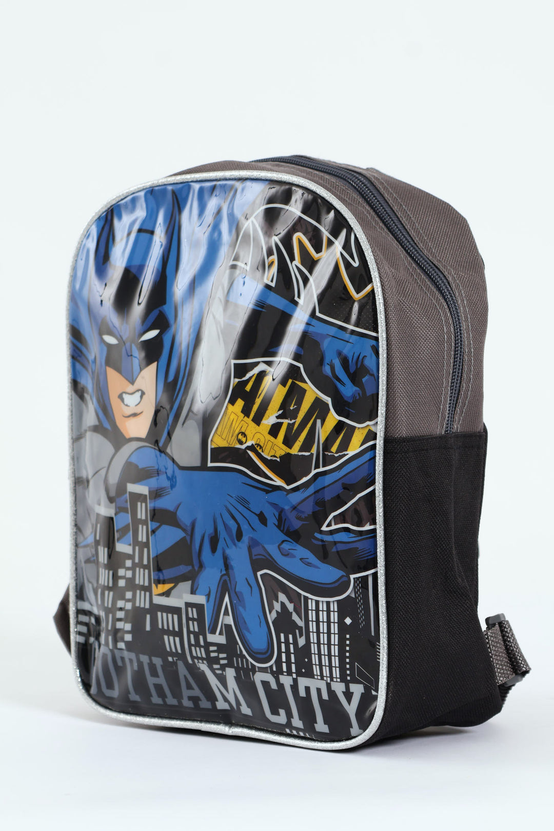 Pre-Boys Batman Gotham City Junior Backpack - Grey