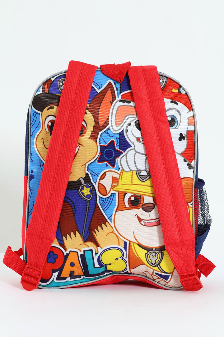 Pre-Boys Paw Patrol Double Backpack - Red