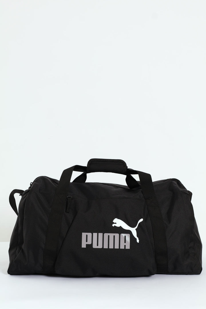 Phase Medium Sports Bag - Black
