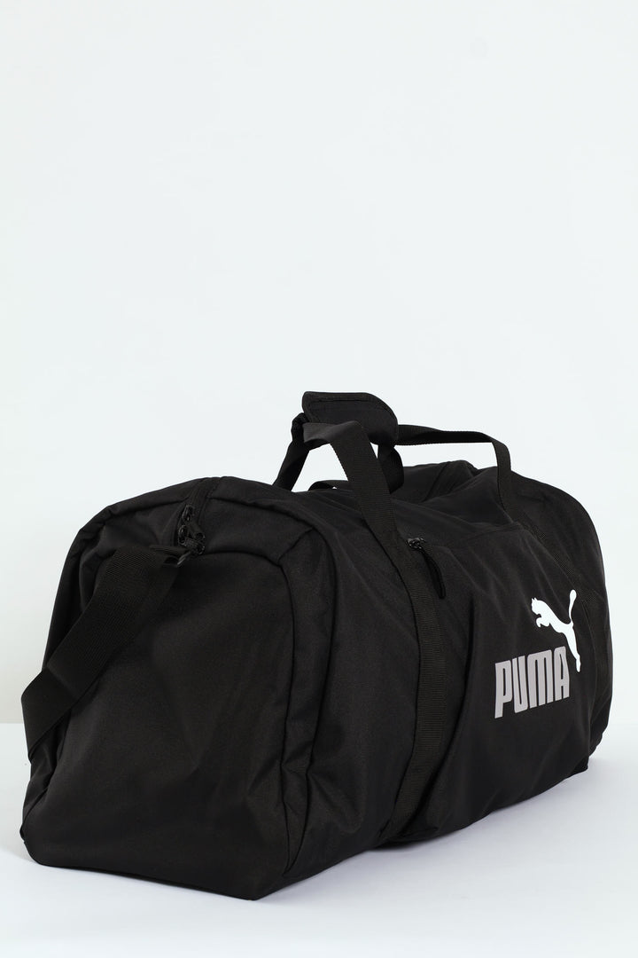 Phase Medium Sports Bag - Black