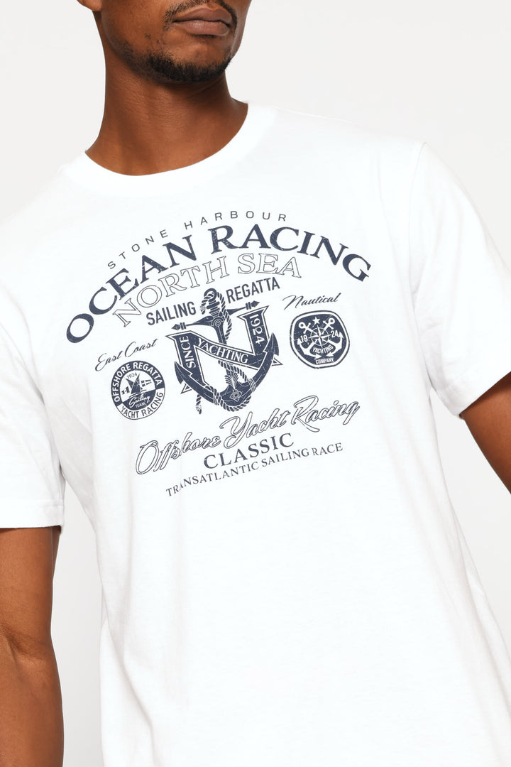 Ocean Racing Tee - White