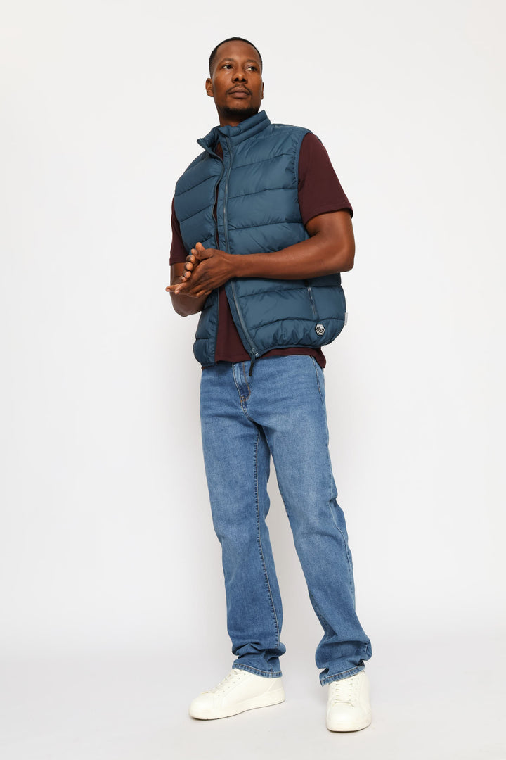 Straight Fashion Denim - Mid Wash