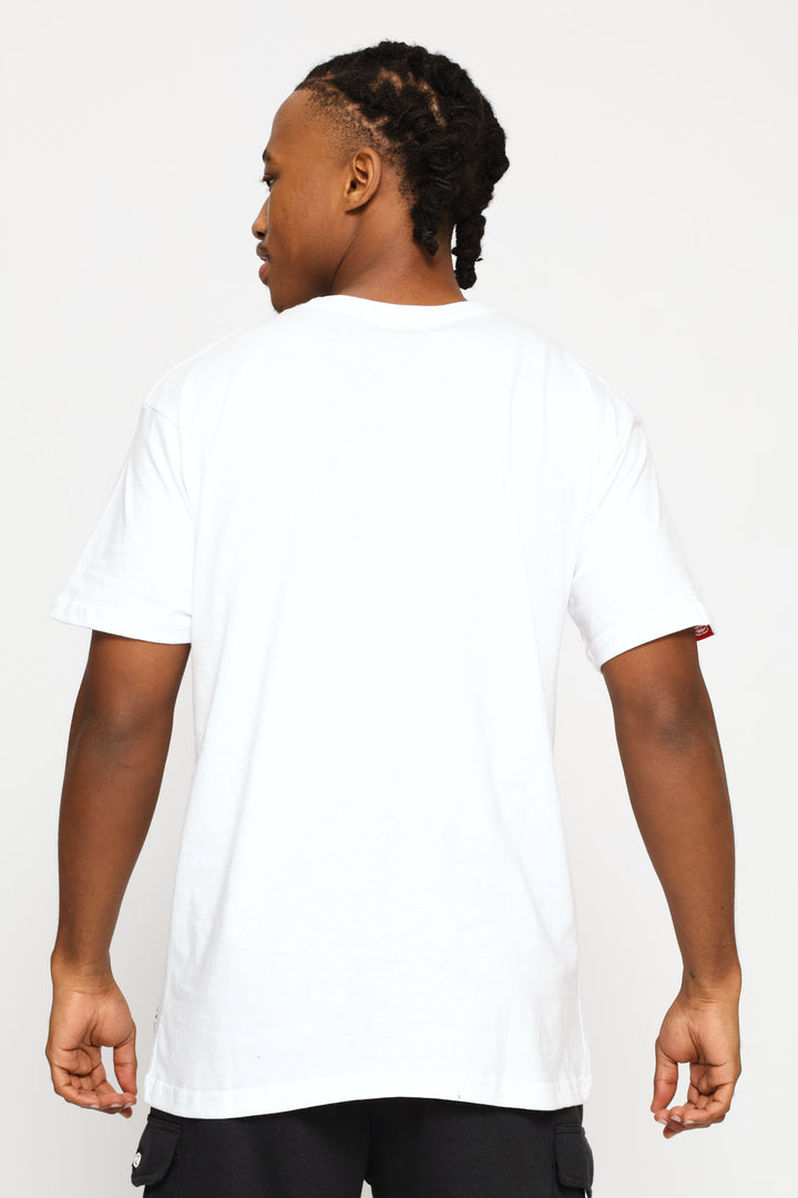 Angled Tee - White