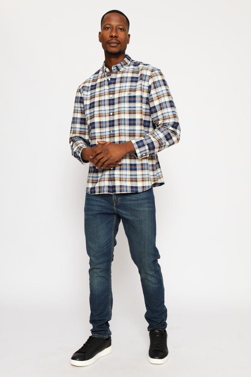 512 Canyon Dark Za Slim Taper Jean - Mid Wash