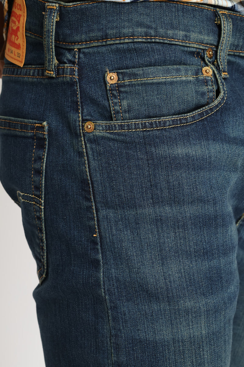 512 Canyon Dark Za Slim Taper Jean - Mid Wash