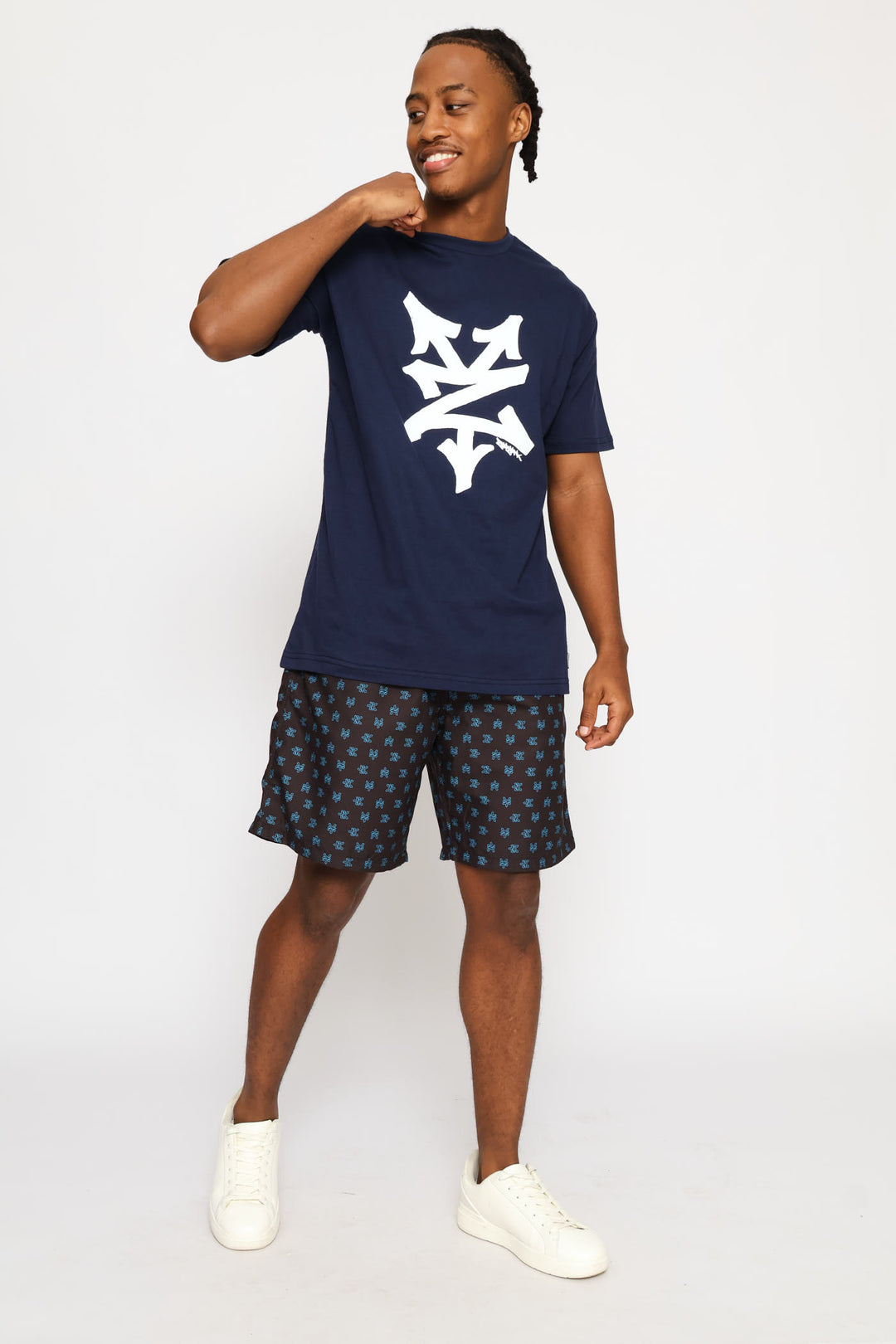 Large Logo Tee - Navy