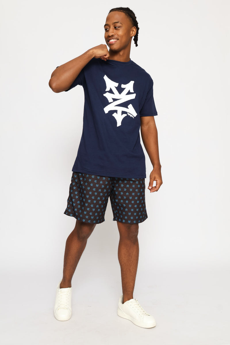 Large Logo Tee - Navy
