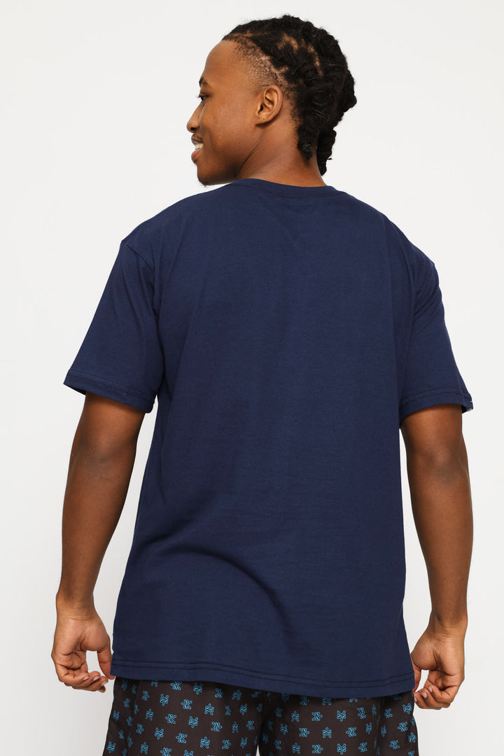 Large Logo Tee - Navy