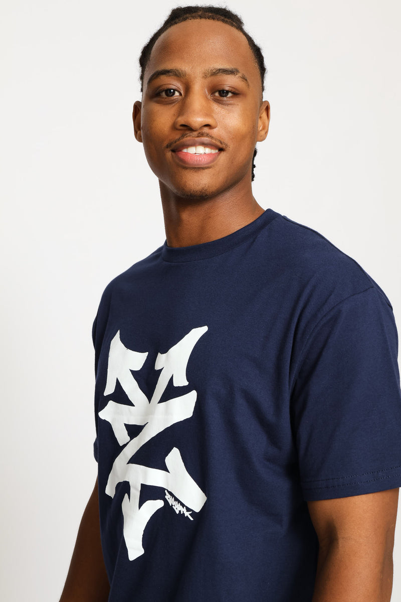 Large Logo Tee - Navy
