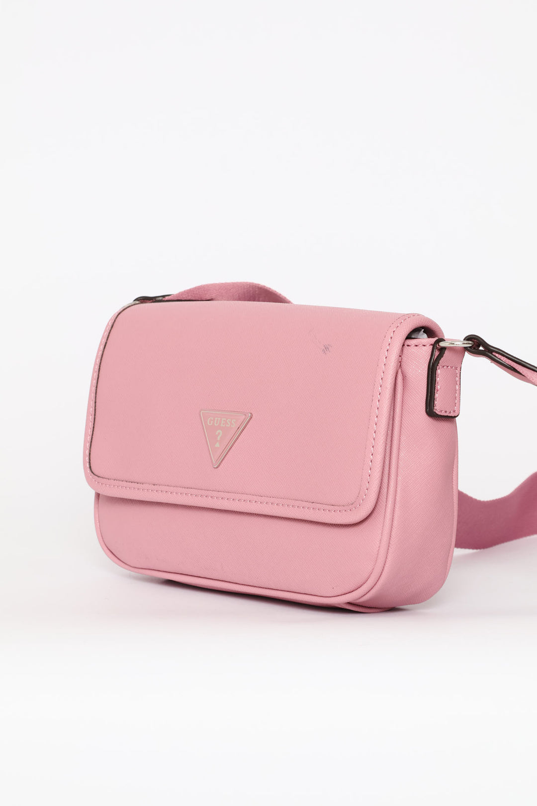 Viviette Double Zip Crossbody Bag - Rose