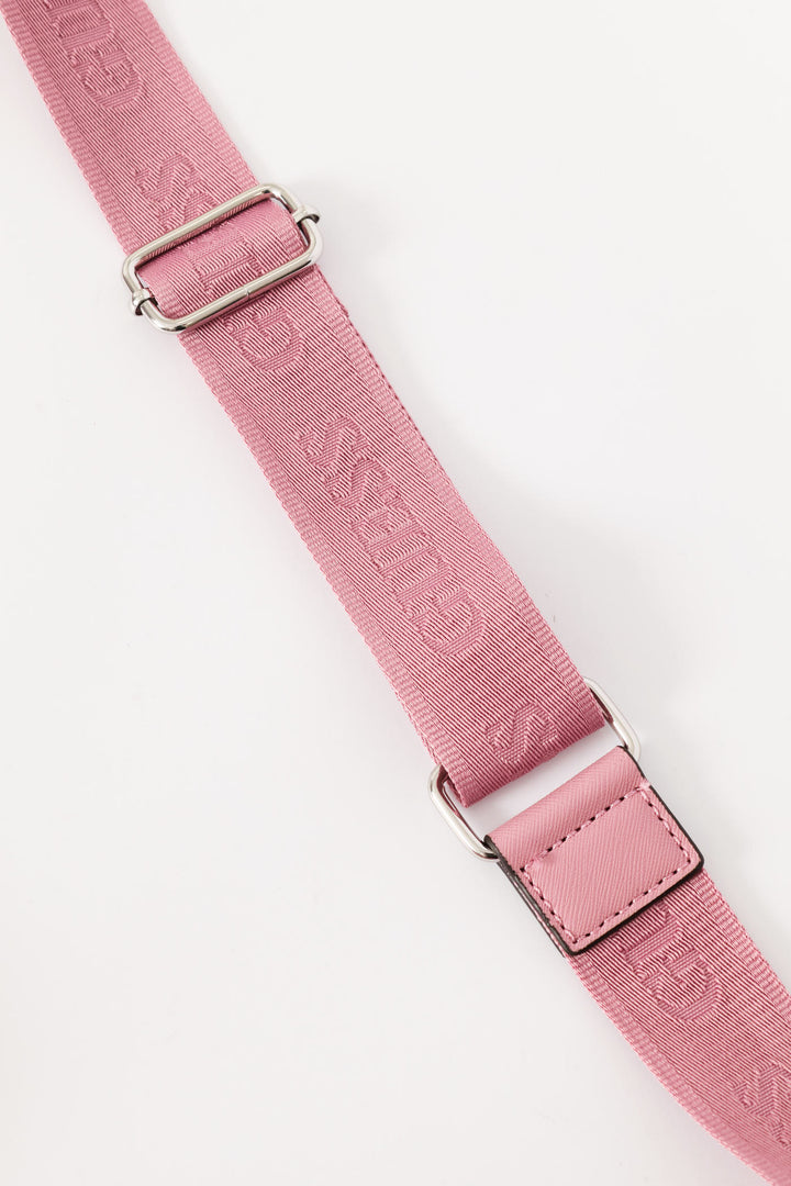 Viviette Double Zip Crossbody Bag - Rose