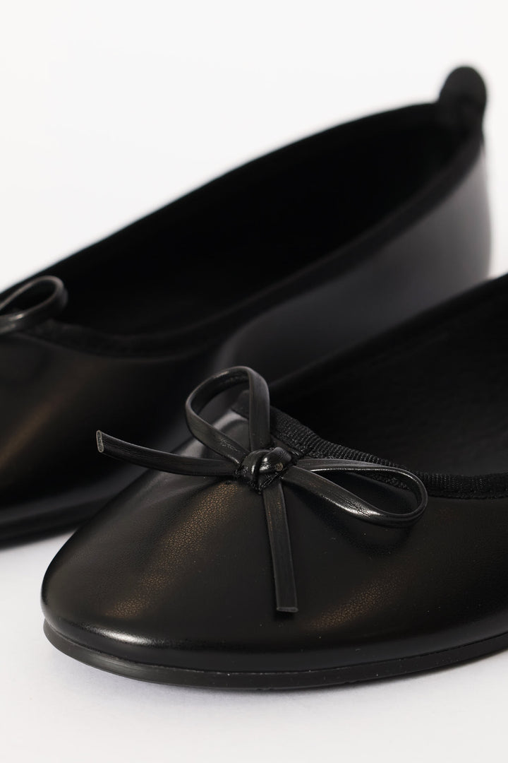 Girls Basic Pu Pump - Black